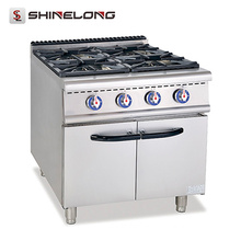 Universal 900 Series Gas Range With 4-Burner with Cabinet heavy duty gas range